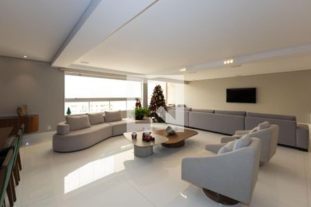 Sala de Estar de apartamento à venda com 4 quartos, 260m² em Vila da Serra, Nova Lima