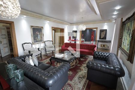 Sala de apartamento à venda com 5 quartos, 440m² em Vila Bastos, Santo André