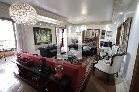 Sala de apartamento à venda com 5 quartos, 440m² em Vila Bastos, Santo André