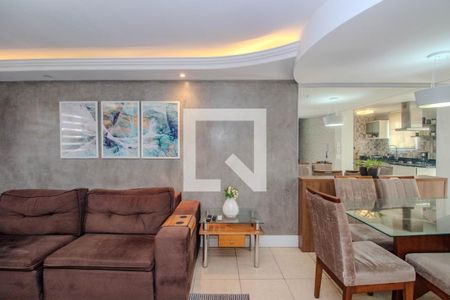 Sala de casa de condomínio à venda com 3 quartos, 150m² em São Sebastião, Porto Alegre