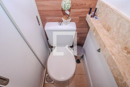 Lavabo de casa de condomínio à venda com 3 quartos, 150m² em São Sebastião, Porto Alegre