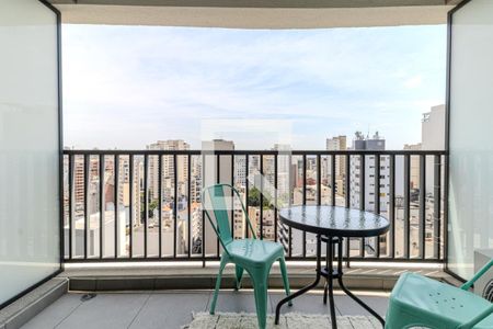 Varanda de apartamento para alugar com 1 quarto, 22m² em Santa Ifigênia, São Paulo