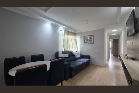 Sala de apartamento à venda com 2 quartos, 67m² em Jardim Guarará, Santo André