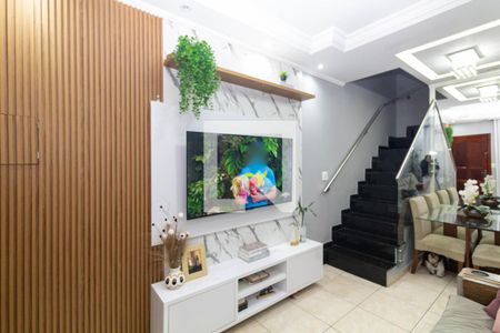 Sala de casa de condomínio à venda com 2 quartos, 70m² em Parada Xv de Novembro, São Paulo