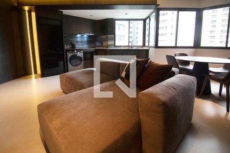 Sala de apartamento para alugar com 1 quarto, 50m² em Jardim Paulistano, São Paulo