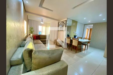 Sala de apartamento para alugar com 3 quartos, 102m² em Castelo, Belo Horizonte