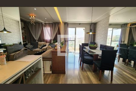 Sala de apartamento à venda com 2 quartos, 77m² em Jardim Messina, Jundiaí