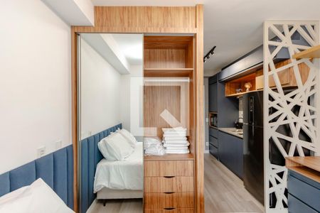 Studio de kitnet/studio para alugar com 1 quarto, 26m² em Jardim das Acácias, São Paulo