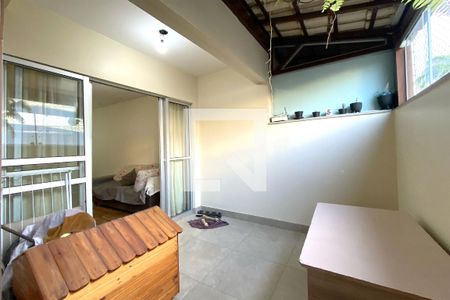 Varanda da Sala de apartamento à venda com 3 quartos, 86m² em Pompéia, Belo Horizonte