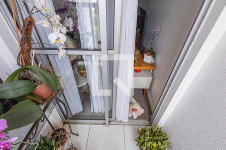 Varanda da Sala de apartamento à venda com 3 quartos, 76m² em Rio Branco, Belo Horizonte