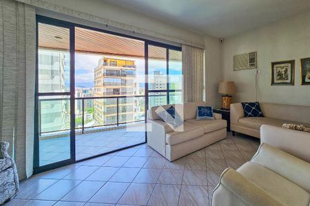 Sala de apartamento para alugar com 4 quartos, 154m² em Vila Alzira, Guarujá