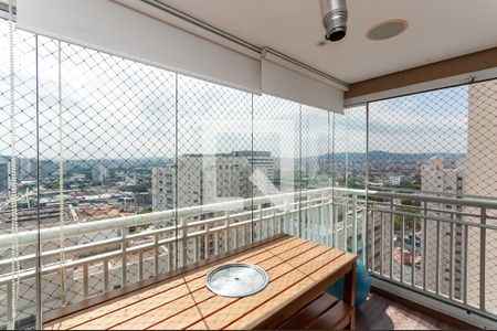 Varanda da Sala de apartamento à venda com 3 quartos, 98m² em Várzea da Barra Funda, São Paulo