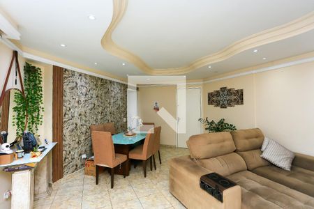 Sala de apartamento à venda com 2 quartos, 68m² em Parque Taboao, Taboão da Serra