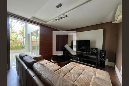 Sala de TV de casa à venda com 4 quartos, 435m² em Residencial Parque das Araucárias, Campinas