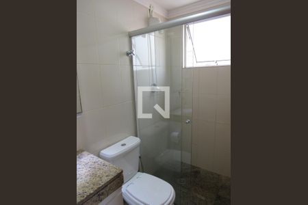 Banheiro da Suíte de apartamento à venda com 3 quartos, 158m² em Ana Lúcia, Belo Horizonte