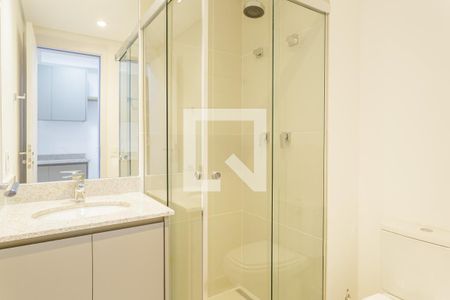 Banheiro de kitnet/studio para alugar com 1 quarto, 30m² em Planalto Paulista, São Paulo