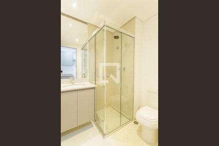 Banheiro de kitnet/studio para alugar com 1 quarto, 30m² em Planalto Paulista, São Paulo