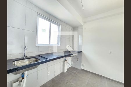 Cozinha e Área de Serviço de apartamento à venda com 2 quartos, 56m² em Vila Amaral, Belo Horizonte