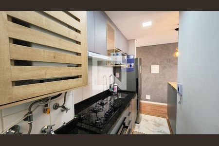 Cozinha e Área de Serviço de apartamento à venda com 2 quartos, 46m² em Vila Tupi, Várzea Paulista