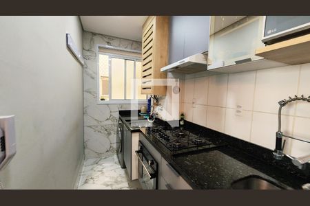 Cozinha e Área de Serviço de apartamento à venda com 2 quartos, 46m² em Vila Tupi, Várzea Paulista