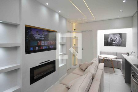 Sala e cozinha de apartamento à venda com 2 quartos, 50m² em Vila Formosa, São Paulo