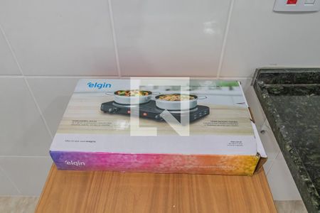 Cozinha de kitnet/studio para alugar com 1 quarto, 40m² em Vila São Jorge, Barueri