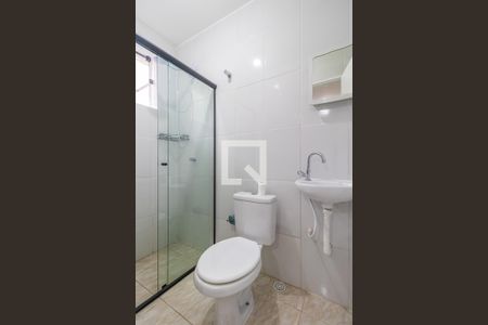 Banheiro de kitnet/studio para alugar com 1 quarto, 40m² em Vila São Jorge, Barueri