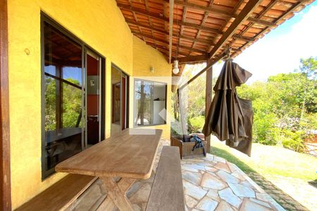 Varanda de casa de condomínio à venda com 4 quartos, 180m² em Passárgada, Nova Lima