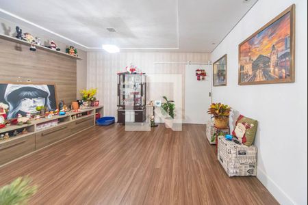 Sala de apartamento à venda com 3 quartos, 126m² em Vila Scarpelli, Santo André