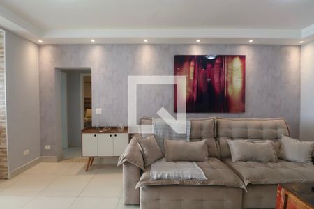 Sala de apartamento para alugar com 1 quarto, 68m² em Sítio Paecara (vicente de Carvalho), Guarujá