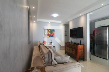 Sala de apartamento para alugar com 1 quarto, 68m² em Sítio Paecara (vicente de Carvalho), Guarujá