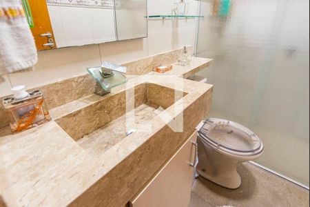 Banheiro Social de casa para alugar com 3 quartos, 190m² em Jardim Alvorada, Santo André