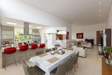 Sala de Jantar de casa de condomínio para alugar com 4 quartos, 400m² em Alphaville, Nova Lima