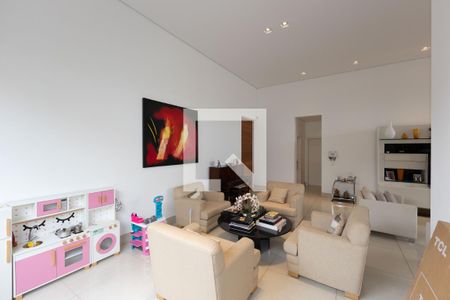 Sala de Estar de casa de condomínio para alugar com 4 quartos, 400m² em Alphaville, Nova Lima