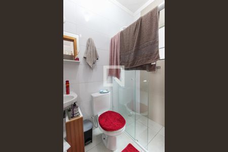 Banheiro de apartamento à venda com 1 quarto, 34m² em Parque Guarani, São Paulo