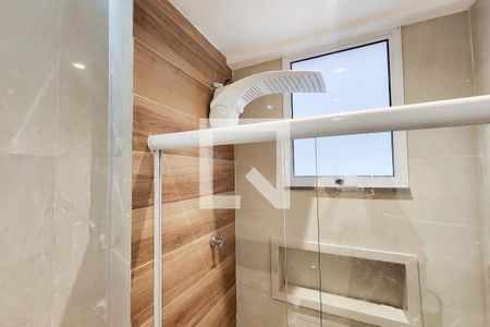 Banheiro de kitnet/studio à venda com 1 quarto, 43m² em Lapa, Rio de Janeiro