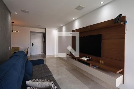 Sala de apartamento à venda com 3 quartos, 93m² em Vila Santa Teresa, Santo André