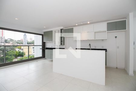 Ambientes Integrados (Sala, Cozinha e Área de Serviço) de apartamento para alugar com 1 quarto, 50m² em Vila Anglo Brasileira, São Paulo