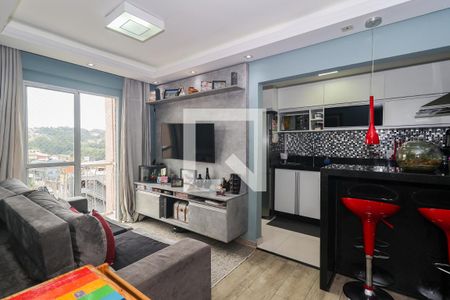 Sala de apartamento à venda com 2 quartos, 51m² em Cidade Intercap, Taboão da Serra