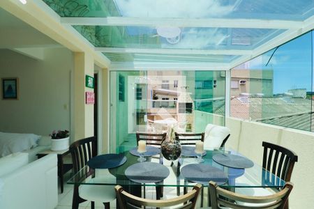 Varanda de apartamento para alugar com 4 quartos, 151m² em Loteamento João Batista Julião, Guarujá