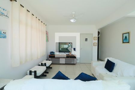 Sala de apartamento para alugar com 4 quartos, 151m² em Loteamento João Batista Julião, Guarujá