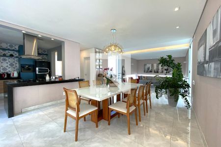 Sala de Jantar de casa de condomínio à venda com 4 quartos, 348m² em Paquetá, Belo Horizonte