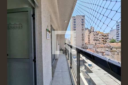 Varanda de apartamento à venda com 1 quarto, 43m² em Centro, Rio de Janeiro