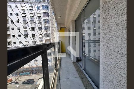 Varanda de apartamento à venda com 1 quarto, 43m² em Centro, Rio de Janeiro