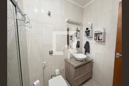 Banheiro da Suíte de casa à venda com 2 quartos, 150m² em Fazenda Grande, Jundiaí