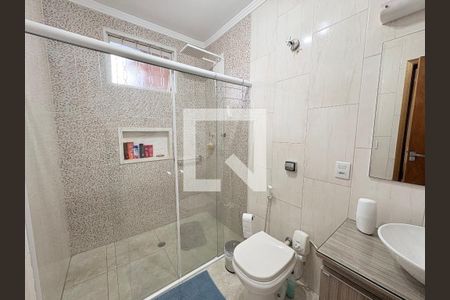 Banheiro da Suíte de casa à venda com 2 quartos, 150m² em Fazenda Grande, Jundiaí