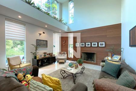 Sala de casa de condomínio à venda com 4 quartos, 344m² em Ouro Velho Mansões, Nova Lima