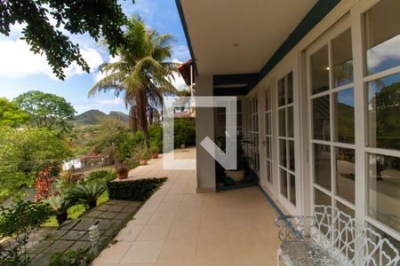 Varanda da Sala de casa de condomínio à venda com 3 quartos, 420m² em Matapaca, Niterói