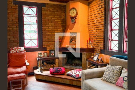 Sala de casa de condomínio à venda com 4 quartos, 300m² em Arvoredo, Nova Lima