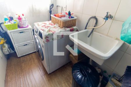 Área de Serviço de apartamento à venda com 3 quartos, 75m² em Vila Paulo Silas, São Paulo